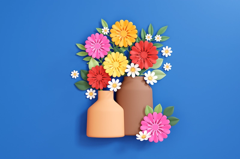 bunga dari botol plastik