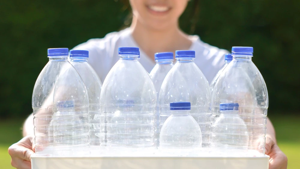 cara membuat tempat sampah dari botol bekas