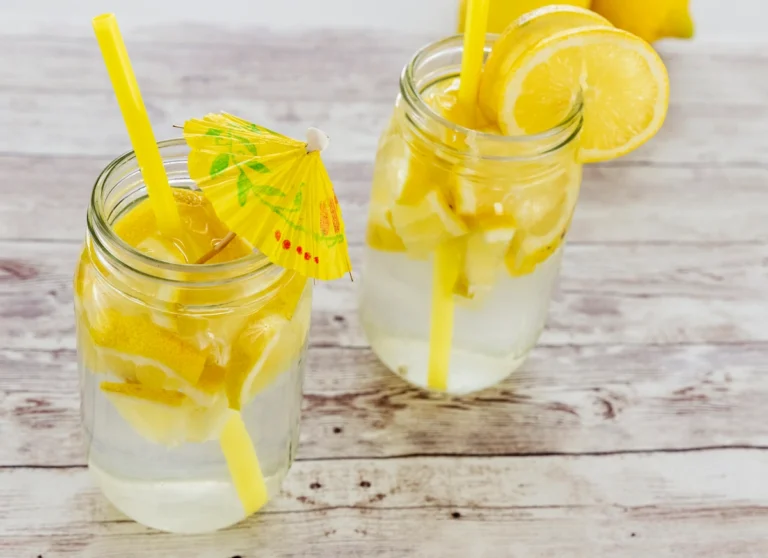 cara membuat infused water lemon