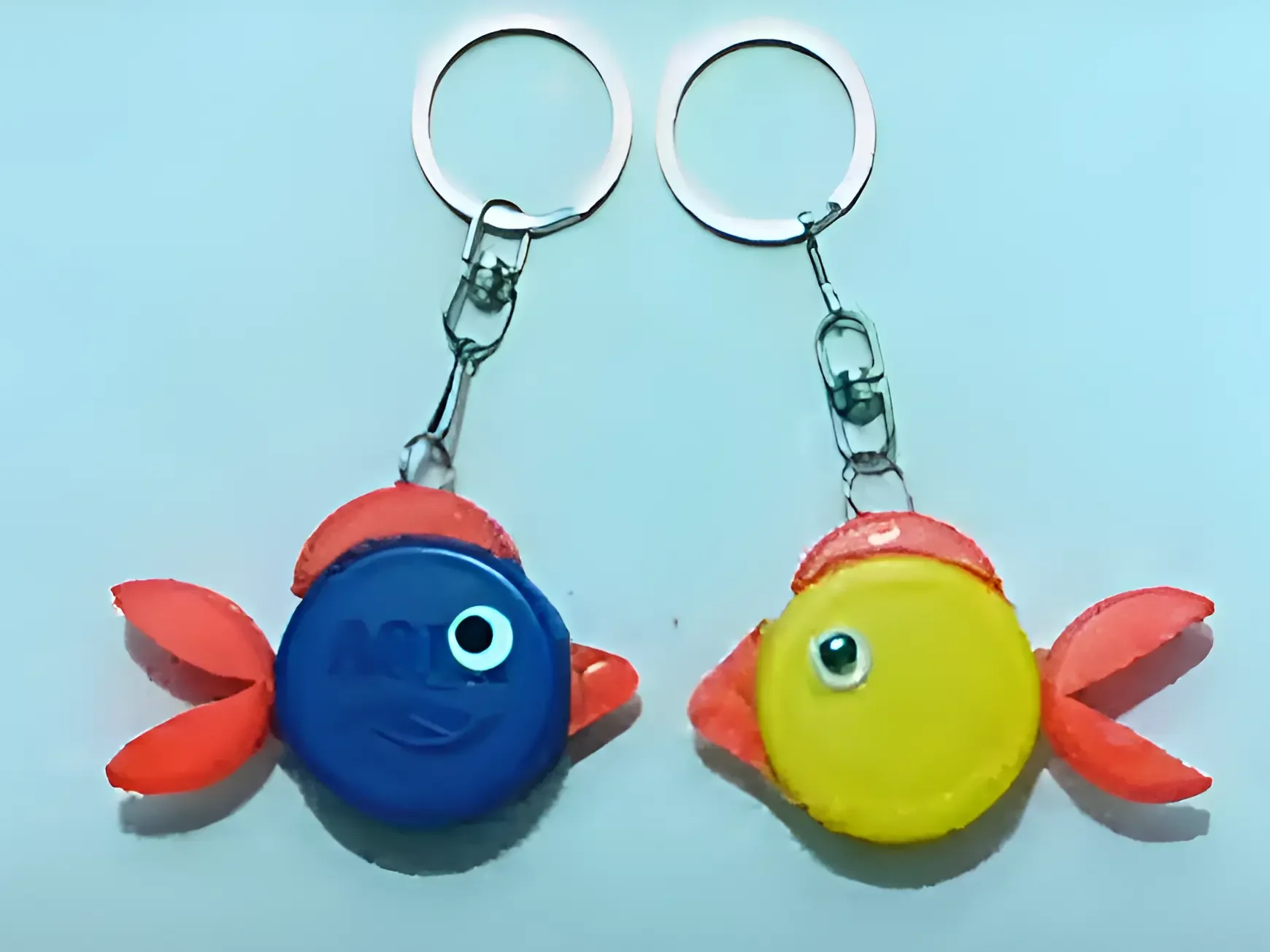 gantungan kunci dari sampah plastik edited